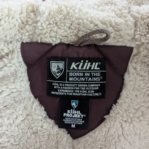 Women's Kuhl Celeste lined hoody jacket, amethyst, size M - Picture 6 of 7